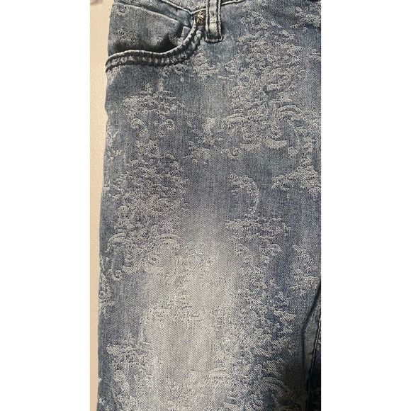 Liverpool Vintage Blue Floral Jeans 8/29 - Picture 5 of 8